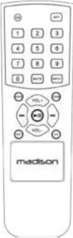 MADISON MAD1400BT - Telecomanda - 1