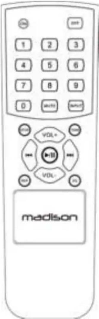 MADISON MAD1400BT - Mando a distancia - 1