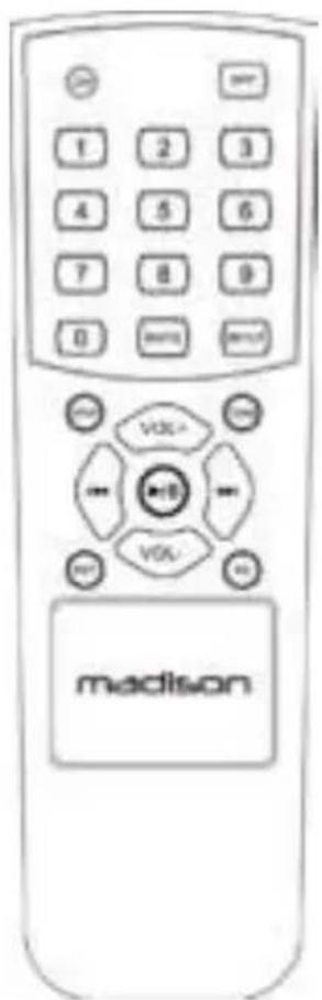 MADISON MAD1400BT - Controlo Remoto - 1