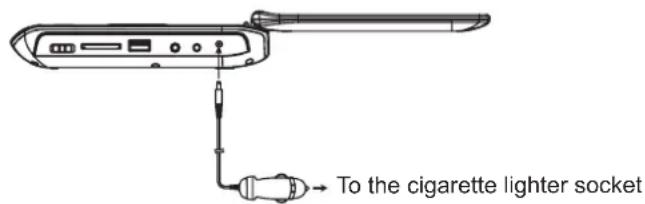 Bluetech DPT3370BT - CONNECTING TO A CAR ADAPTOR - 1