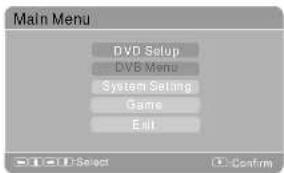 Bluetech DPT0102BT - Réglages DVD - 1