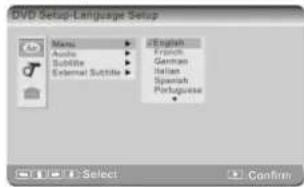 Bluetech DPT0102BT - Menu - 1