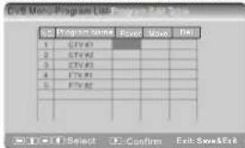 Bluetech DPT0102BT - Programme TV - 1