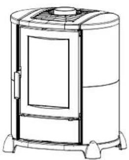 La Nordica Cortina - STUFA CAMINO / CHIMNEY STOVE / KAMINOFEN / POELE CHEMINEE CORTINA - CORTINA FORNO - 1