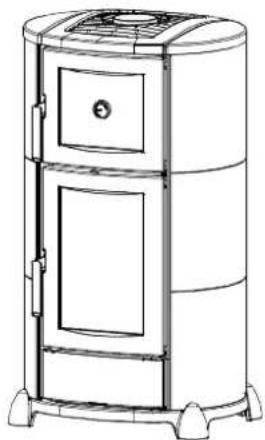 La Nordica Cortina - STUFA CAMINO / CHIMNEY STOVE / KAMINOFEN / POELE CHEMINEE CORTINA - CORTINA FORNO - 2