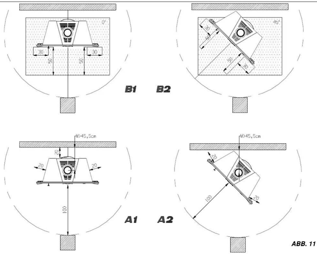 La Nordica Carillon 43 - MISURE DI SICUREZZA / SAFETY MEASURES / BRANDSCHUTZ / DISTANCE DE SECURITE - 1