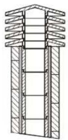 La Nordica Carillon 43 - Le tirage du conduit de la fumée dépend également de la bonne conformation du terminal de cheminée. - 1