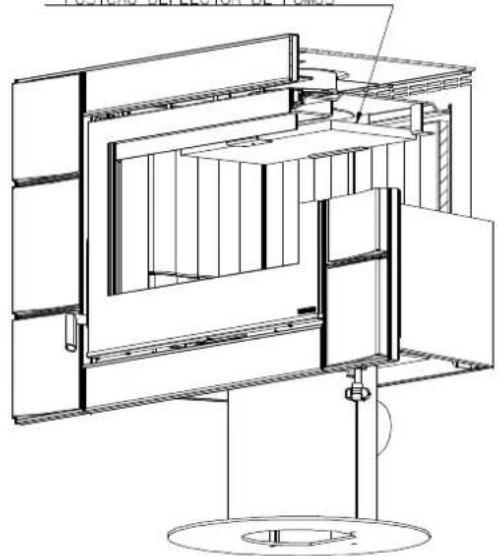 La Nordica Carillon 169 - DEFLETTORE FUMO / POSITION OF THE SMOKE DEFLECTOR / STELLUNG DER RAUCHUMLENKPLATTE / DÉFLECTEUR FUMÉE - 1