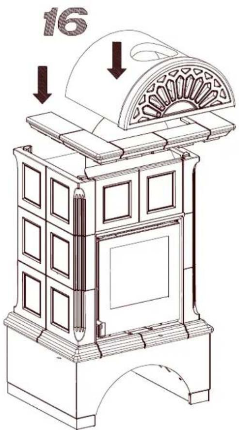 La Nordica Anthea - MONTAGGIO DELLE CERAMICHE / THE ASSEMBLY OF CERAMICS / KACHELNBAUANLEITUNGEN / MONTAGE DES CÉRAMIQUES - ANTHEA - 28