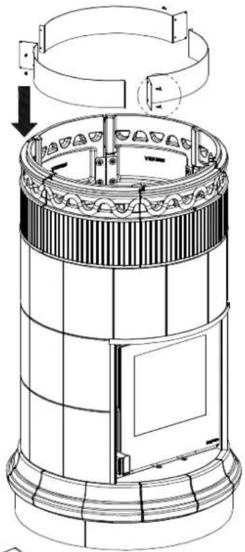 La Nordica Anthea - MONTAGGIO DELLE CERAMICHE / THE ASSEMBLY OF CERAMICS / KACHELNBAUANLEITUNGEN / MONTAGE DES CÉRAMIQUES - VENERE - 4