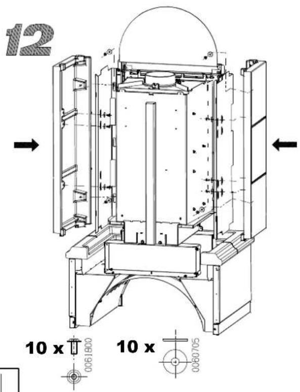 La Nordica Anthea - MONTAGGIO DELLE CERAMICHE / THE ASSEMBLY OF CERAMICS / KACHELNBAUANLEITUNGEN / MONTAGE DES CÉRAMIQUES - ANTHEA - 21