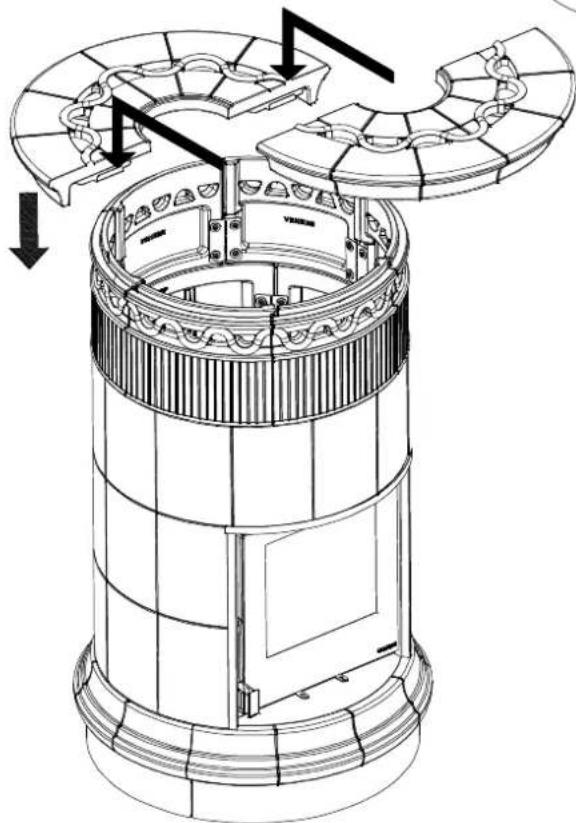 La Nordica Anthea - MONTAGGIO DELLE CERAMICHE / THE ASSEMBLY OF CERAMICS / KACHELNBAUANLEITUNGEN / MONTAGE DES CÉRAMIQUES - VENERE - 6