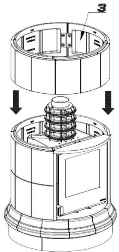 La Nordica Anthea - MONTAGGIO DELLE CERAMICHE / THE ASSEMBLY OF CERAMICS / KACHELNBAUANLEITUNGEN / MONTAGE DES CÉRAMIQUES - VENERE - 23
