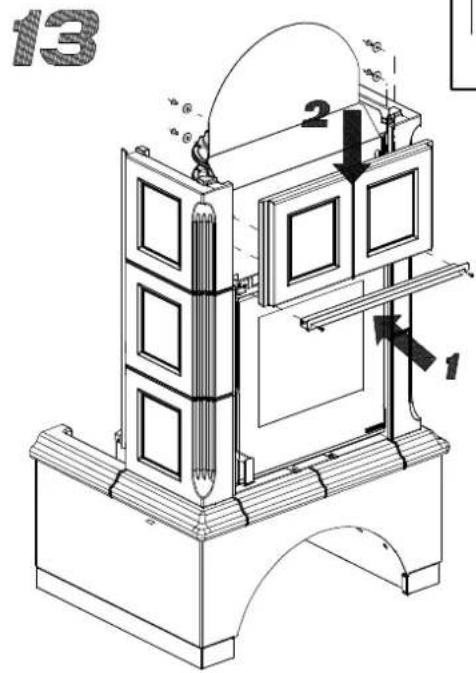 La Nordica Anthea - MONTAGGIO DELLE CERAMICHE / THE ASSEMBLY OF CERAMICS / KACHELNBAUANLEITUNGEN / MONTAGE DES CÉRAMIQUES - ANTHEA - 22