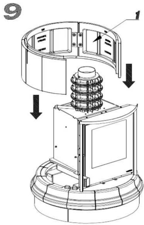 La Nordica Anthea - MONTAGGIO DELLE CERAMICHE / THE ASSEMBLY OF CERAMICS / KACHELNBAUANLEITUNGEN / MONTAGE DES CÉRAMIQUES - VENERE - 19