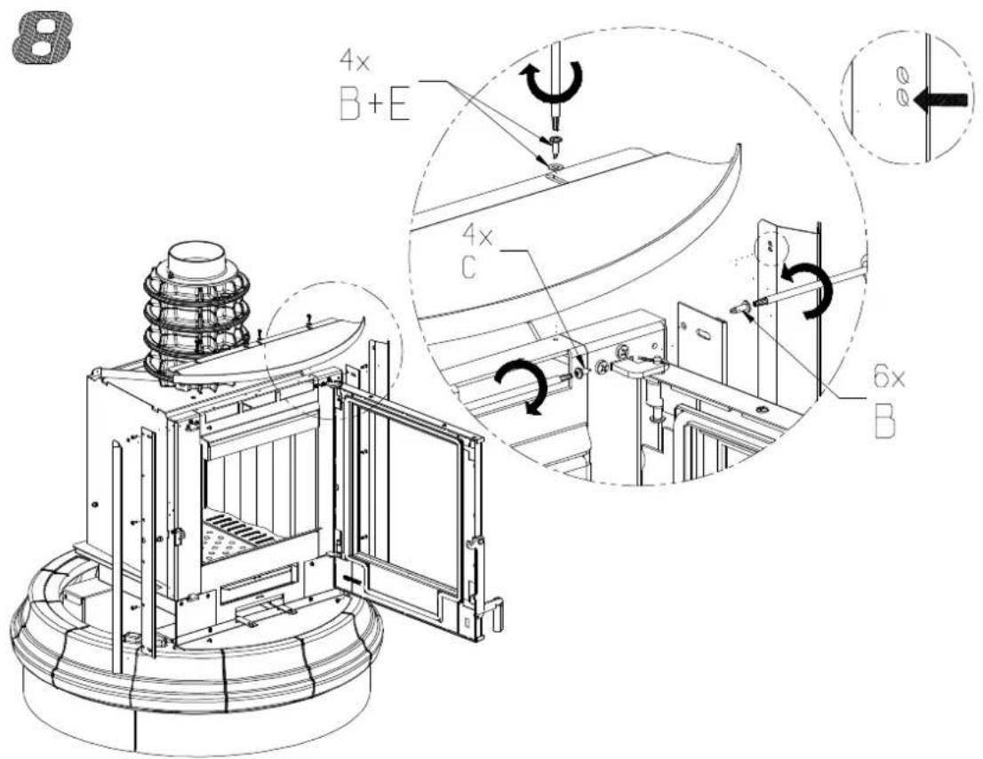 La Nordica Anthea - MONTAGGIO DELLE CERAMICHE / THE ASSEMBLY OF CERAMICS / KACHELNBAUANLEITUNGEN / MONTAGE DES CÉRAMIQUES - VENERE - 18