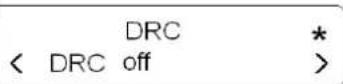 HDigit Snooze - Impostazione valore DRC (Dynamic Range Control) - 2