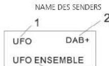 SAILOR Concerto 5 - DAB-Quelle wahlen und auf DAB-Modus schalten. - 1