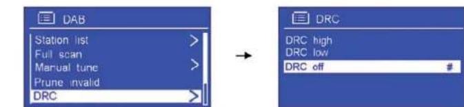 SAILOR Concerto 7 - DRC (Dynamic Range Control) - Wert - 1