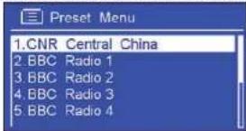 SAILOR Concerto 7 - Selezionare una stazione preferita - 1
