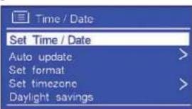 SAILOR Concerto 7 - Uhrzeit einstellen - 2