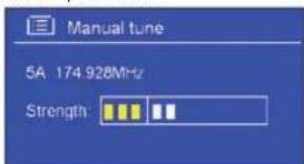 SAILOR Concerto 7 - Sintonizzazione manuale: - 2