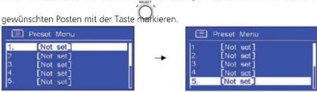 SAILOR Concerto 7 - Favoritensender speichern - 1