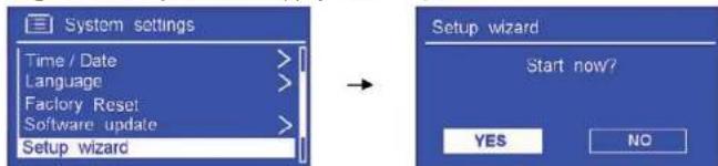 SAILOR Concerto 7 - Entrer configuration assistant d'installation - 1