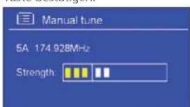 SAILOR Concerto 7 - Manuell einstellen: - 2