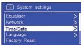 SAILOR Concerto 7 - Impostazione dell'orario - 2