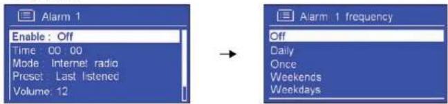 SAILOR Concerto 7 - Alarm einstellen - 2