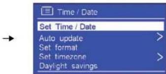 SAILOR Concerto 7 - Réglage horloge - 2