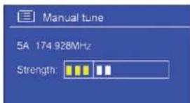 SAILOR Concerto 7 - Syntonisation manuelle : - 3