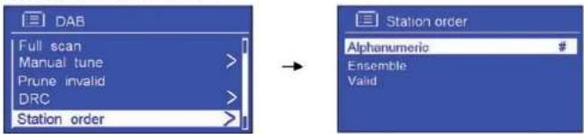 SAILOR Concerto 7 - Reihenfolge der Sender ändern - 1