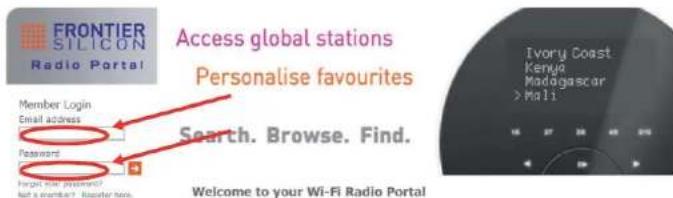 SAILOR Concerto 7 - Aggiungere una stazione su My Added Stations - 1