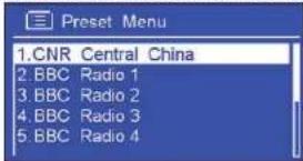SAILOR Concerto 7 - Favoritensender abrufen - 1