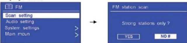 SAILOR Concerto 7 - ABTASTFUNKTION EINSTELLEN - 1