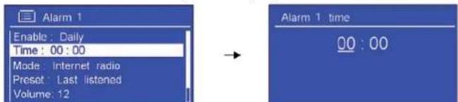 SAILOR Concerto 7 - Alarm einstellen - 3