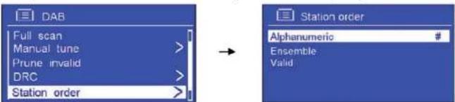 SAILOR Concerto 7 - Cambiare l'ordine delle stazioni - 1