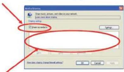 SAILOR Concerto 7 - Passo 1: Attivare il Media Sharing su WMP 11 - 2