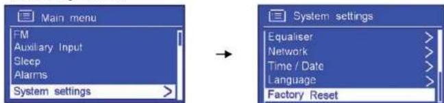 SAILOR Concerto 7 - Réinitialisation - 1