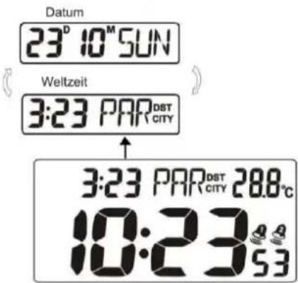 TECHNOLINE WQ170 - Zeiteinstellung: - 1