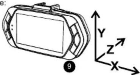 TrueCam A7S - ё) Функция G-сенсора - 1