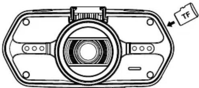 TrueCam A7S - a) Installatie van de TF-kaart - 1