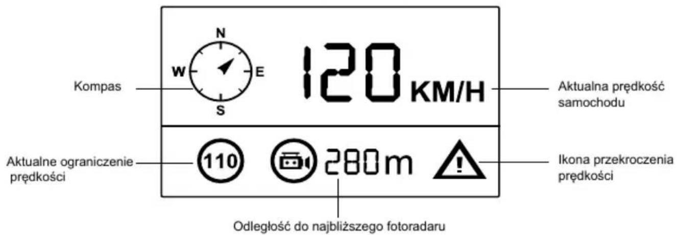 TrueCam A6 - c) Funkcja PREDKOSCIOMIERZ (Mozliwość dokupienia do moduGPS) - 1
