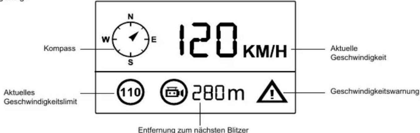 TrueCam A6 - c) TACHOMETER (optional mit GPS modul) - 1