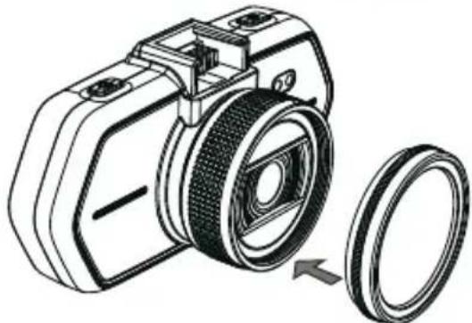 TrueCam A6 - d) Namestitev polarizirajočega filtra CPL (poljubno) - 3