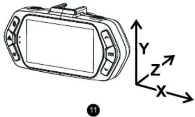 TrueCam A6 - f) G-jutiklio funkcija - 1