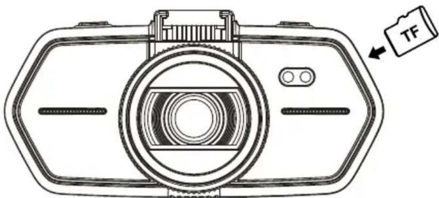 TrueCam A6 - a) Vlozeni pametové karty Micro SD - 1