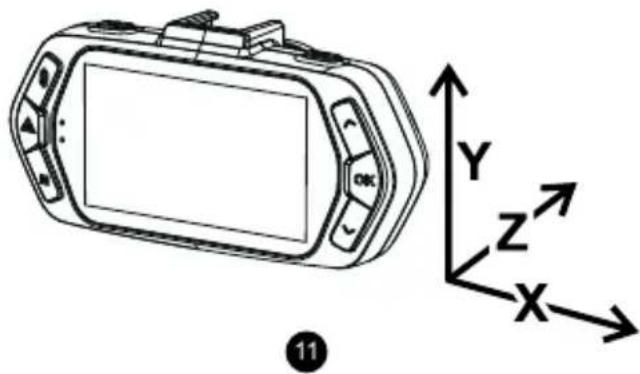 TrueCam A6 - f) Funkce G-senzor - 1
